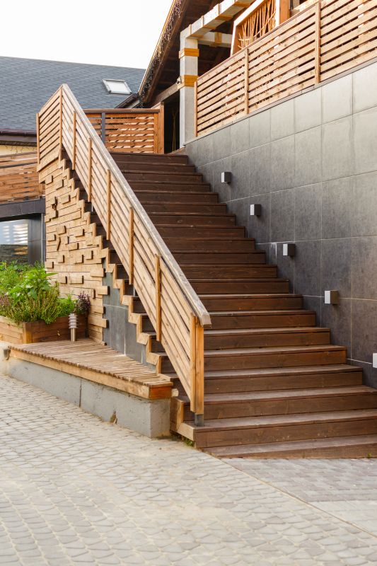 Oak Stairs Installation in Wilmington, NC